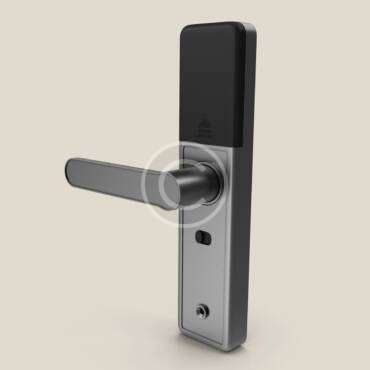 Steel door handle